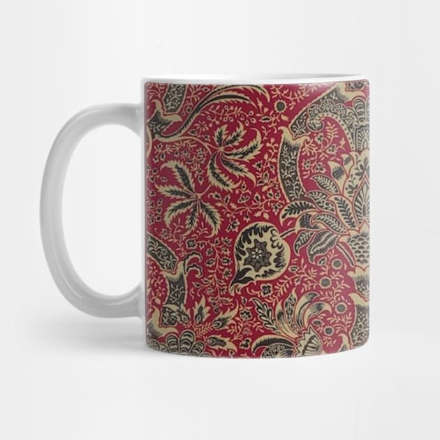 William Morris Geometric Botanical Design by JoolyA